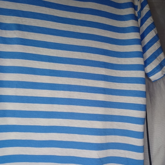 H&M Blue and White Striped Men's Shirt - Picture 8 of 13